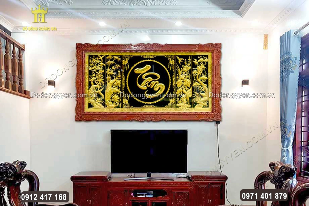 Tranh thường được chọn treo tại kh&ocirc;ng gian ph&ograve;ng kh&aacute;ch, ph&ograve;ng l&agrave;m việc